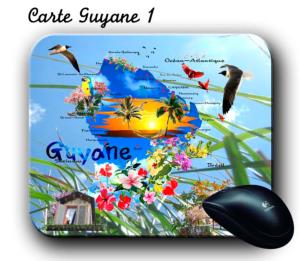 Carte de Guyane